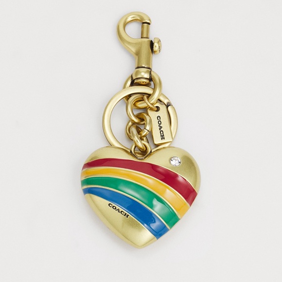 Coach Accessories - Coach Heart Bag Charm